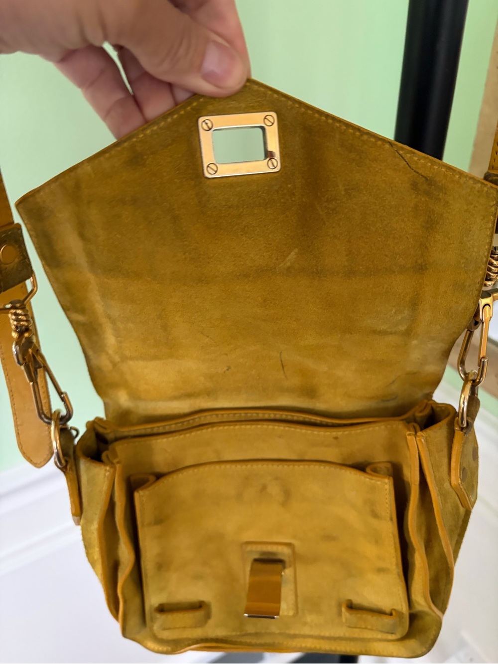 Proenza Schouler bag PS1 mini suede - Picture 4 of 7